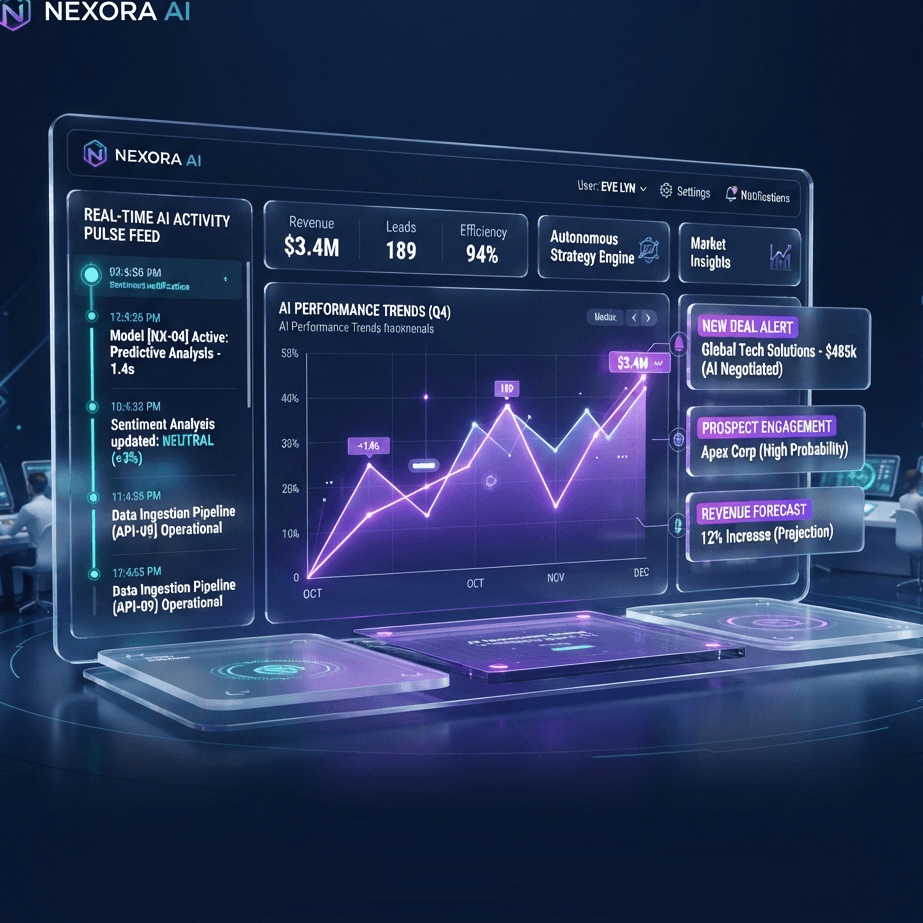 Nexora Dashboard Mockup